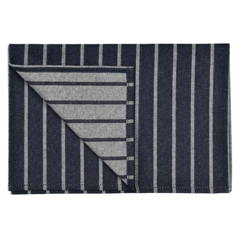 Set of 2 Blue Striped Cotton Placemats By Sophie Conran